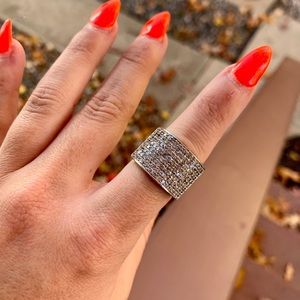 Sterling Silver CZ Ring Size 6